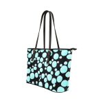 Raindrops Revelry 💧 The Turquoise Tantalizing Leather Tote Bag Experience! 👜💙