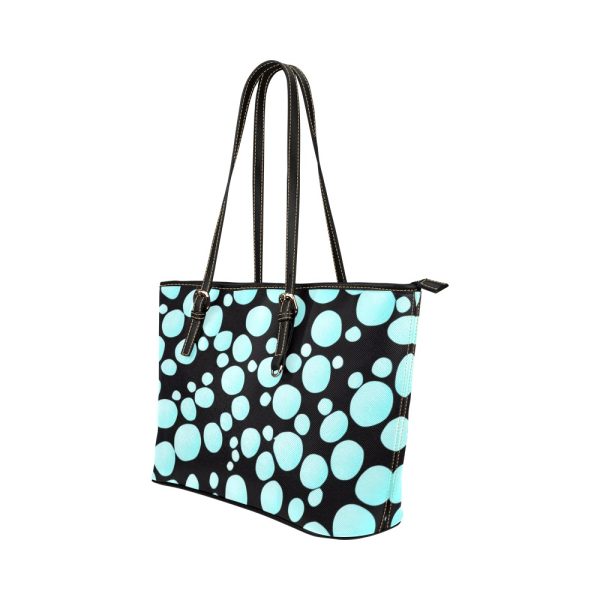 Raindrops Revelry 💧 The Turquoise Tantalizing Leather Tote Bag Experience! 👜💙