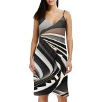 Shoreline Showstopper đď¸ IllusionWearâ˘'s Spaghetti Strap Backless Beach Dress