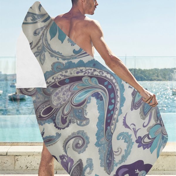 Beach Towel Tales: Where Paisley Meets The Party!
