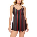 A Splash of Elegance: The Chest Sexy Pleated Two-Piece Swim Dress!