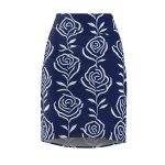 Blooming Elegance 🌺 The Contemporary Traveler's Womens Pencil Skirt! 🌐