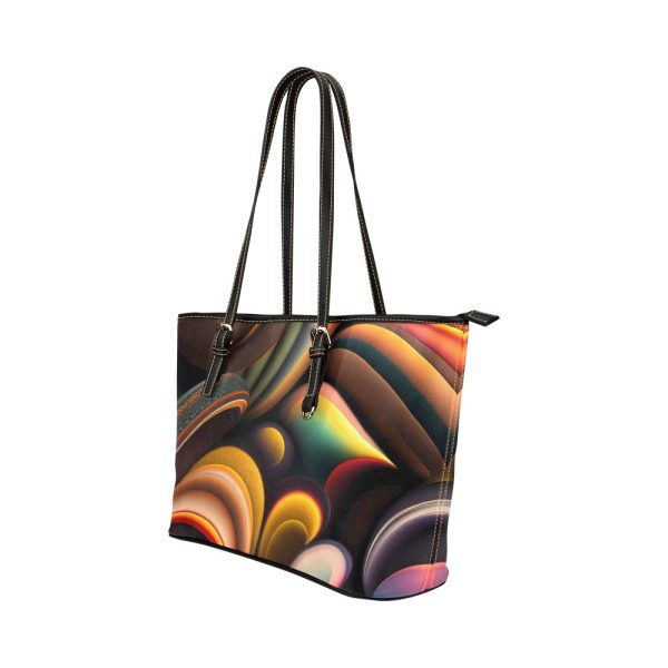 Swaying Colors, Swirling Dreams ✨ The Leather Tote Bag Experience!