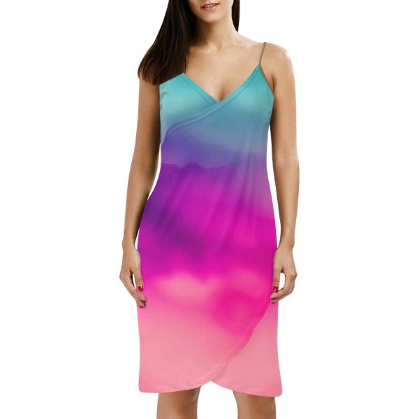 Enigma Essence ๐ The Spaghetti Strap Backless Beach Dress that Speaks in Riddles!ย