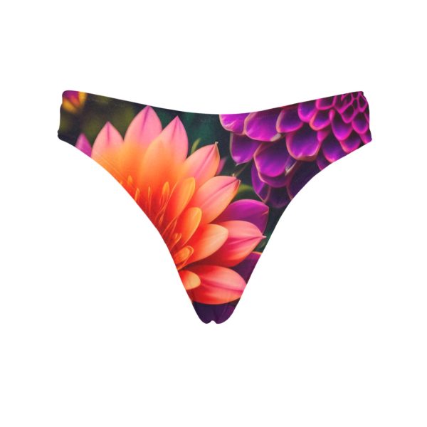 Floral Fandango™ Thong Panties 💃 Dance, Dream, and Dazzle in Every Hue 🌸