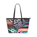 Dazzling Dance of Design & Desire Leather Tote Bag 🛍️🎉