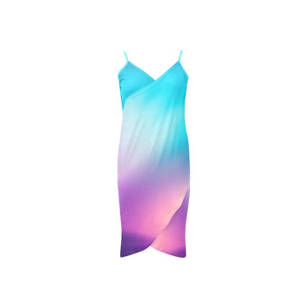 Skygazer Symphony ๐ Spaghetti Strap Backless Beach Dress! โจ