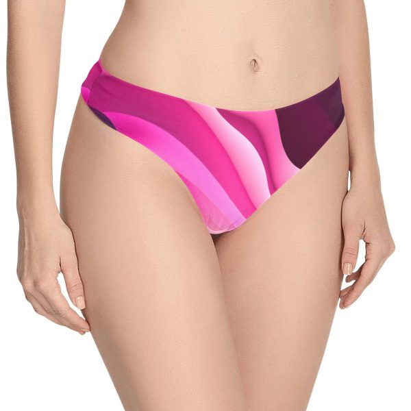 NeoNostalgia™ Women's Thong: The Jazz Age Jive with a Cyberpunk Curve! 🎼🌃