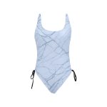 Ladies One Piece Swimsuit: Dive into the World of Marble Magic