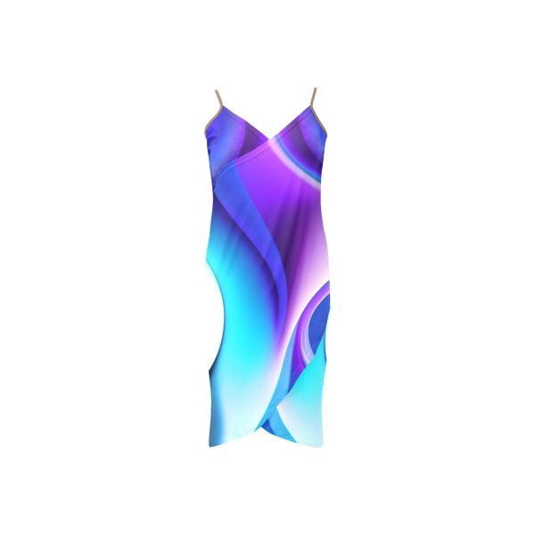 Celestial Synergy Vibrational Spaghetti Strap Backless Beach Dress ✨