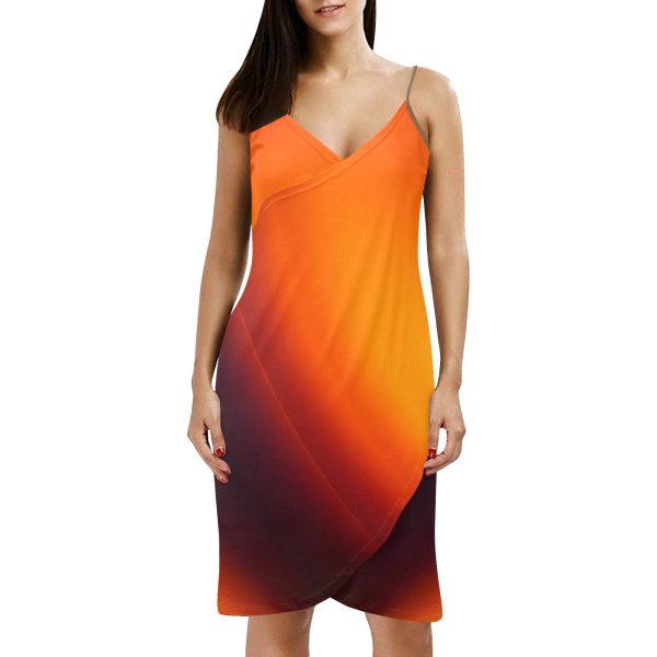 Fiesta Del Fuego! Salsa Spaghetti Strap Backless Beach Dress🔥💃