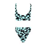Sport Top & High-Waisted Bikini Swimsuit: The Ultimate Fusion of Fitness & Fashion 🌊🏋️‍♀️