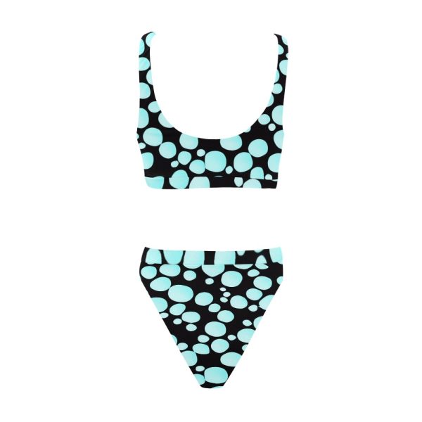Sport Top & High-Waisted Bikini Swimsuit: The Ultimate Fusion of Fitness & Fashion 🌊🏋️‍♀️