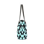 Raindrops Revelry 💧 The Turquoise Tantalizing Leather Tote Bag Experience! 👜💙