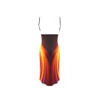 🌟🌺 Scarlett Radial Starlet Backless Beach Dress: A Vision in Red and Radiance! 🌺🌟