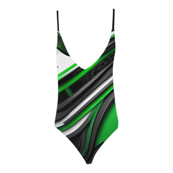 Lacing Backless One-Piece Swimsuit: Turning Backs and Turning Heads