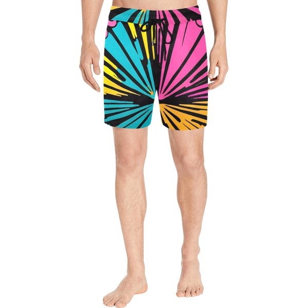 Galactic Tide Beach Shorts: The Starry Shoreline