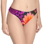 Floral Fandango™ Thong Panties 💃 Dance, Dream, and Dazzle in Every Hue 🌸