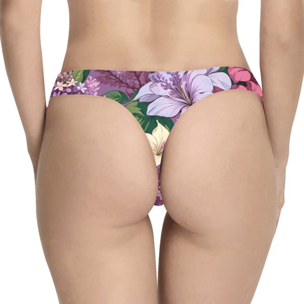 Floral Flaunter™ Thong Panties 🌸 Blooming in Bold, Blushing in Beauty 😍