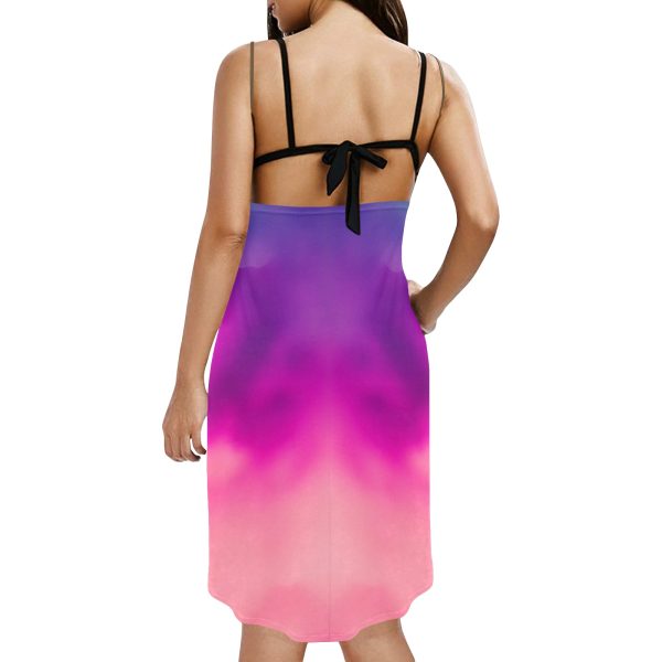 Enigma Essence ๐ The Spaghetti Strap Backless Beach Dress that Speaks in Riddles!ย