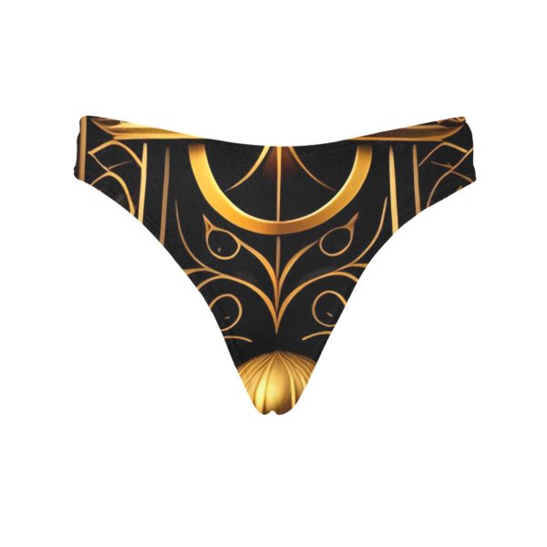 Golden Goddess™ Thong Panties – Where Ancient Elegance Meets Modern Divinity 🌟