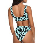 Sport Top & High-Waisted Bikini Swimsuit: The Ultimate Fusion of Fitness & Fashion 🌊🏋️‍♀️