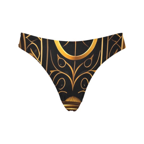 Golden Goddess™ Thong Panties – Where Ancient Elegance Meets Modern Divinity 🌟