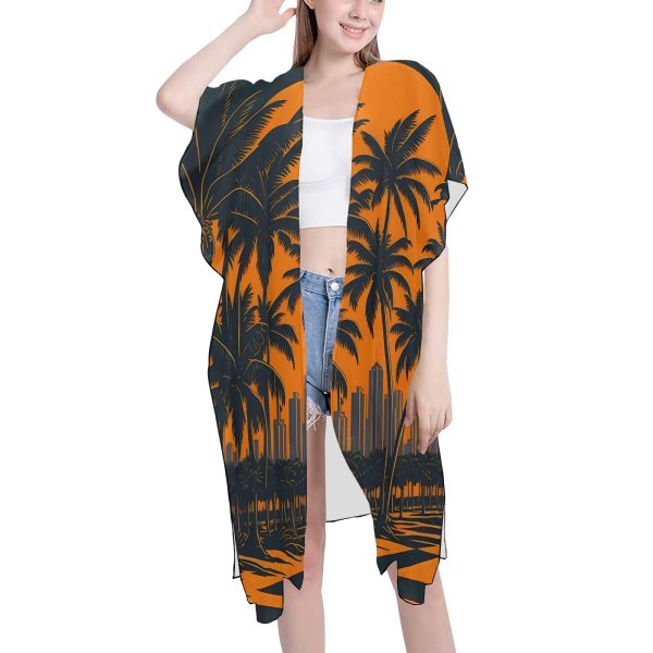 The Ultimate Mid-Length Side Slits Chiffon Cover Up