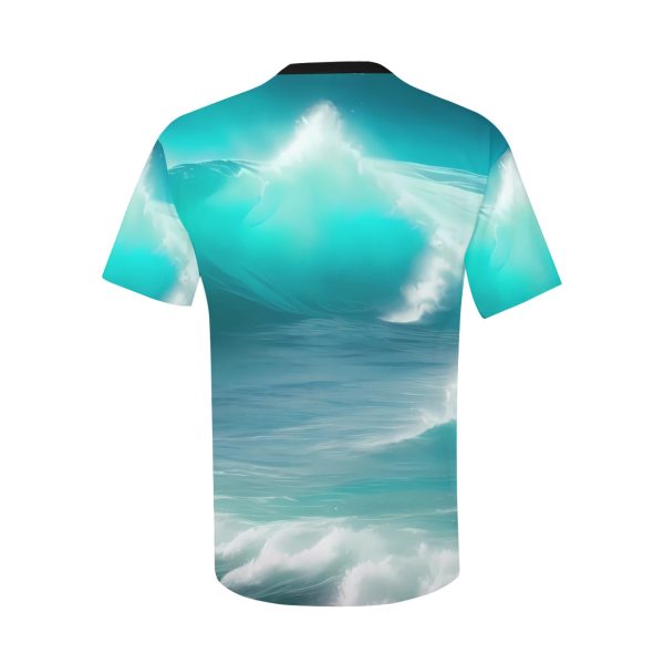 Ocean Symphony 🌊 Men's Pocket T-Shirt: Ride the Waves with Style! 🌊