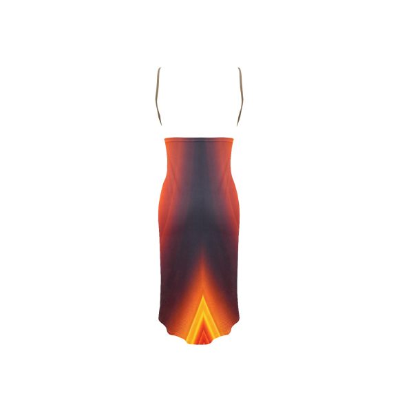 Fiesta Del Fuego! Salsa Spaghetti Strap Backless Beach Dress🔥💃