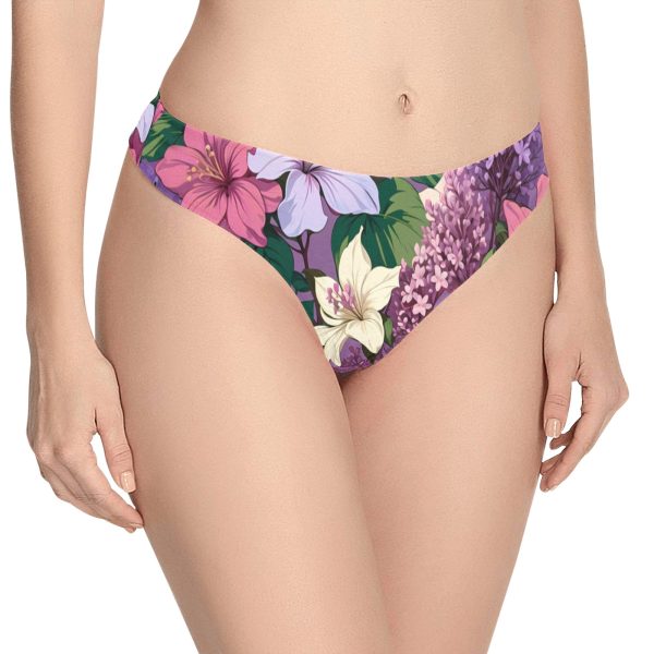 Floral Flaunter™ Thong Panties 🌸 Blooming in Bold, Blushing in Beauty 😍