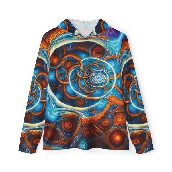 Men's Sports Warmup Hoodie: Dive Down the Wormhole of Workout Wonder! 🌀🏋️‍♂️🎤