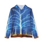 Lightning Strikes Twice: The Sports Warmup Hoodie That’s Electrifyingly Unique! ⚡🌳🔥