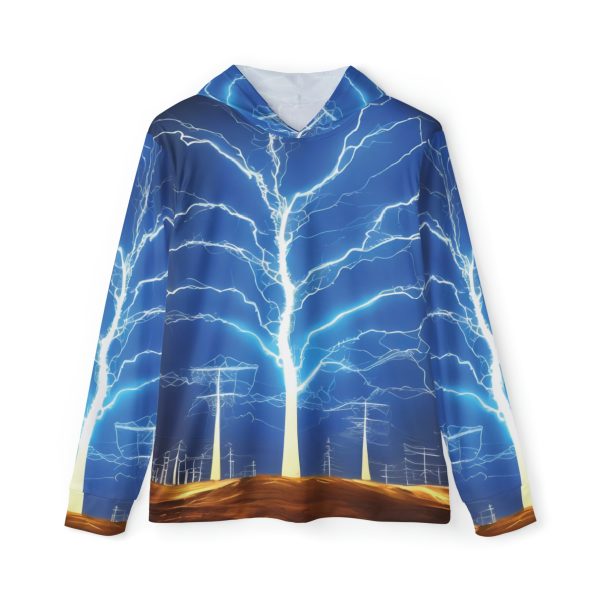 Lightning Strikes Twice: The Sports Warmup Hoodie That’s Electrifyingly Unique! ⚡🌳🔥