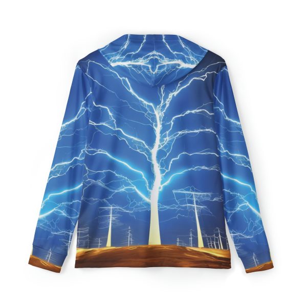 Lightning Strikes Twice: The Sports Warmup Hoodie That’s Electrifyingly Unique! ⚡🌳🔥