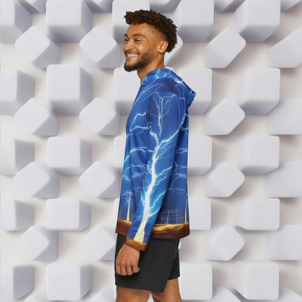 Lightning Strikes Twice: The Sports Warmup Hoodie That’s Electrifyingly Unique! ⚡🌳🔥