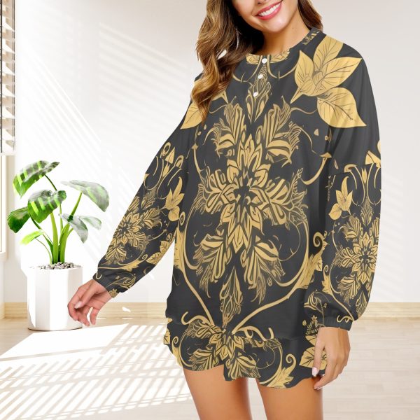 🌙 Snooze in Style with the Long Sleeve Pajama Set You've Been Dreaming Of