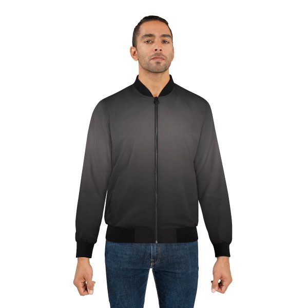 Blackout Swagger: Men's Bomber Jacket - Elevate Your Style Game!