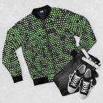 Iguana-Inspired Swagger: Men's Bomber Jacket - Scale Up Your Style!