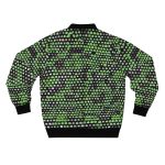 Iguana-Inspired Swagger: Men's Bomber Jacket - Scale Up Your Style!