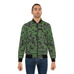 Iguana-Inspired Swagger: Men's Bomber Jacket - Scale Up Your Style!