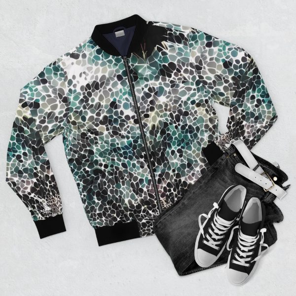 Art Gecko: The Men's Bomber Jacket with a Twist of Deco and Dash of Daring