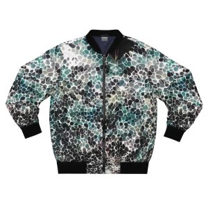 Art Gecko: The Men's Bomber Jacket with a Twist of Deco and Dash of Daring