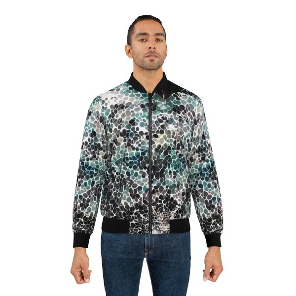Art Gecko: The Men's Bomber Jacket with a Twist of Deco and Dash of Daring