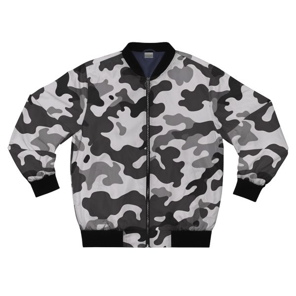 Camo Reimagined: The 'Urban Stealth' Men's Bomber Jacket