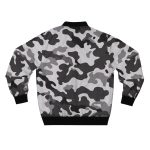 Camo Reimagined: The 'Urban Stealth' Men's Bomber Jacket