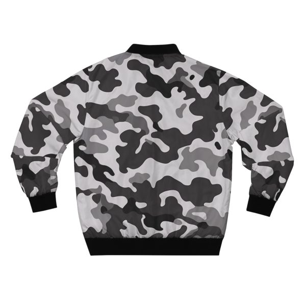 Camo Reimagined: The 'Urban Stealth' Men's Bomber Jacket