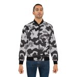 Camo Reimagined: The 'Urban Stealth' Men's Bomber Jacket