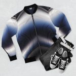 Cosmic Glide: Men's Bomber Jacket - Soar Through the Style Galaxy!