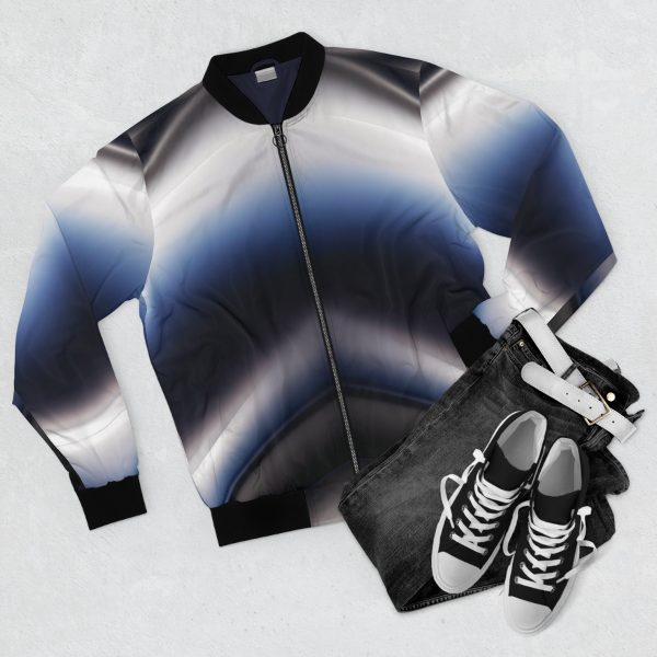 Cosmic Glide: Men's Bomber Jacket - Soar Through the Style Galaxy!
